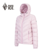 黑冰（BLACKICE）22秋冬新款户外连帽羽绒服女款城市休闲轻量便携羽绒外套 D 淡粉 L
