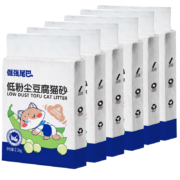 倔强的尾巴 原味低粉尘猫砂 2.3kg*6袋