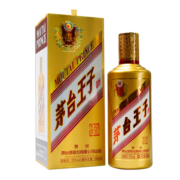 茅台王子酒金王子53度酱香型高度白酒婚宴礼盒 500ml 单瓶