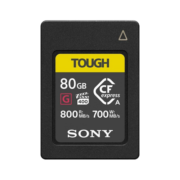 索尼（SONY）CEA-G80T CFexpress Type A存储卡 读800M/S 微单相机A1 A7S3 电影机FX3 FX6 80GB 三防内存卡