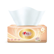 心相印 抽纸婴儿纸巾整箱大包卫生纸面巾纸软抽纸餐巾纸批发 金装 100抽24包整箱（囤货装）