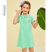 Souhait 水孩儿 女童半袖Polo连衣裙