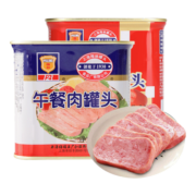 上海梅林 午餐肉罐头 经典美味两罐装 餐饮优选火锅搭档340g*2 中华老字号（包装更替发货）