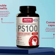健脑益智，Jarrow Formulas 杰诺 PS100磷脂酰丝氨酸胶囊100mg*120粒