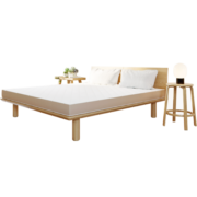 8HSLEEP进口黄麻分区偏硬独立袋装弹簧青少年床垫MQ   150*200*12cm