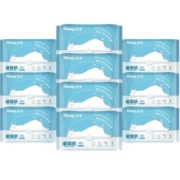 舒洁湿厕纸厕纸40p*10包清爽湿擦湿纸巾湿巾家庭装便携家用