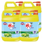 PLUS会员：雕牌 青柠洗洁精 1.5kg*4瓶