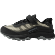 MERRELL迈乐经典越野跑鞋男 MOAB SPEED魔术贴轻便防滑耐磨童鞋MK265210 MK265423 黑灰 30