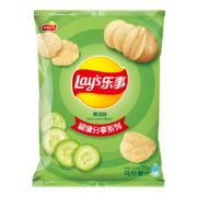 概率劵：乐事（Lay's）薯片 休闲零食 黄瓜味 135克*6件