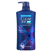 清扬（CLEAR）男生去屑蓬松洗发水冰海净透香调650g 海盐辣薄荷洗发露洗头膏C罗