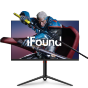 iFound 27英寸 游戏电竞显示器 144Hz IPS硬屏 广色域 HDR10 A-Sync技术 低蓝光 快拆人体工学支架 27WG2H3