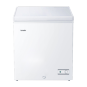 海尔（Haier）冰柜家用冷柜一级能效节能速冻小型迷你冰柜减霜80%无需除霜冰箱 103升免除霜+自带脚轮食品筐+3D速冻模式