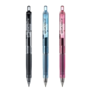日本UNI三菱UMN105 Signo系列0.5mm经典办公用按挚式中性水笔 黑色(B)