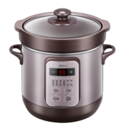 美的（Midea）电炖锅 电炖盅 煲汤锅炖汤锅 煮粥锅 陶釜内胆 1.8L 智能预约定时 DG18Easy201