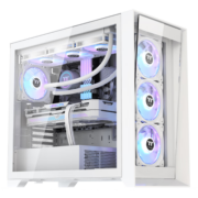 Tt（Thermaltake）钢影 透 白色 机箱水冷电脑主机（支持360水冷/EATX主板/Type-c/海景房/高兼容/4090显卡）