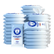 五羊（FIVERAMS）75%酒精消毒湿巾10抽x36包卫生湿巾一次性消毒湿纸巾