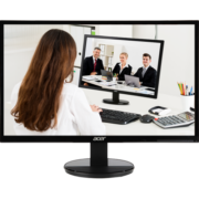 宏碁（Acer）办公/家用21.5英寸1080P全高清可壁挂宽屏LED背光液晶显示器 显示屏K222HQL