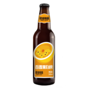 摆谱 百香果味 精酿原浆小麦白 啤酒 330ml*12瓶 整箱装 青岛特产