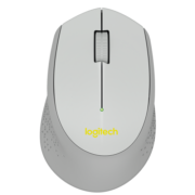 罗技（Logitech）M275 鼠标 无线鼠标 办公鼠标 右手鼠标 灰色 带无线2.4G接收器