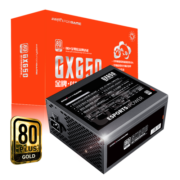 游戏悍将 熊猫GX650 额定650W 金牌电源 台式机电脑主机机箱电源（80PLUS/固态电容DC-DC/智能温控/全电压）