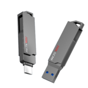 海康存储（HIKSEMI）128GB Type-C USB3.1手机U盘X307C灰色 双接口手机电脑通用车载高速优盘