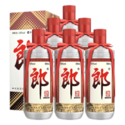 京东百亿补贴：郎酒 郎牌郎酒 53度 酱香型白酒  500ml*6瓶 整箱装+赠品 名仕罗纳德 金爵干红葡萄酒 12.5度 750ML*6 整箱+洋河小黑瓶 100ml*1