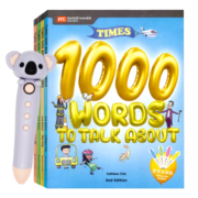 Times 4000 Words 小考拉点读笔套装（全4册）原版4000词英语词典少儿英文分级阅读启蒙绘本（麦芽童书）