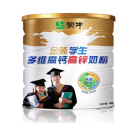 蒙牛 金装学生奶粉900g高钙高锌