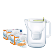 碧然德（brita） 家用净水壶 滤水壶滤芯 MAXTRA+LE 去水垢专家版滤芯 专家版滤芯12枚+设计师水壶绿（到手1壶13芯）