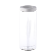 茶花（CHAHUA） 茶花塑料储物罐密封罐收纳罐保鲜盒杂粮罐 厨房储物冰箱收纳盒 【2件套】550ML+1800ML