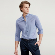 10点开始：Hush Puppies 暇步士 男式衬衫 27502D065