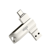 爱国者（aigo）32GB Type-C USB3.2 手机U盘 U351高速读写款 银色  双接口手机电脑用
