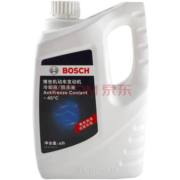 博世防冻液红色发动机汽车冷却液水箱宝乙二醇防冻液红色 -45℃ 4L汽车/货车防冻液通用