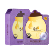 春雨（Papa recipe）紫色蜂蜜乳糖酸面膜6片 收缩毛孔 细腻控油提亮 韩国进口
