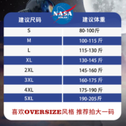 NASA SOLAR联名2023夏季新款印花男女同款短袖纯棉情侣T恤潮牌1