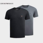 Emporio Armani 安普里奥·阿玛尼 2023春夏款男士棉质针织T恤2件装