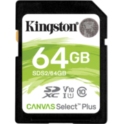 金士顿（Kingston）64GB SD存储卡 U1 V10 相机内存卡 sd卡大卡 支持4K 高速连拍 读速100MB/s