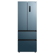美的(Midea)果润精储432升变频一级能效法式多门四开门家用冰箱智能家电风冷BCD-432WFPZM(E)温湿精控