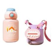 YeeHoO 英氏 婴儿吸管保温杯 500ml+带杯套