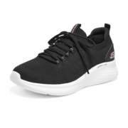斯凯奇（Skechers）女子一脚蹬休闲鞋高回弹透气运动鞋2023年春季新款149994 黑色/粉红色/BKPK 36
