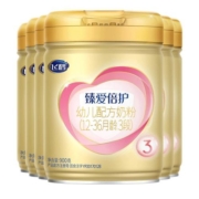 整箱1218】飞鹤臻爱倍护超级飞帆3段奶粉三段900g整箱乳铁蛋白