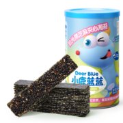 小鹿蓝蓝_黑芝麻海苔夹心脆 儿童零食宝宝海苔酥脆口感罐装即食 40g