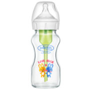布朗博士奶瓶 宝宝奶瓶大容量奶瓶(6-9个月)防胀气玻璃奶瓶270ml 萌兔