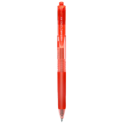 三菱（Uni）UMN-138彩色中性笔 0.38mm按动双珠啫喱笔财务用耐水耐光(替芯UMR-83)红色