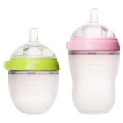 comotomo可么多么硅胶奶瓶套装婴儿防胀气奶瓶250ml+150ml新生