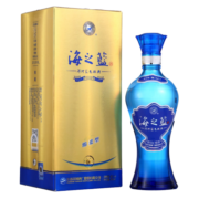 洋河 蓝色经典 海之蓝 浓香型白酒 42度 480ml 单瓶装 口感绵柔（新老包装随机发货）