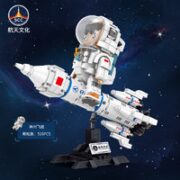 ZHEGAO 哲高 中国航系列 QL0294 Q版火箭 516PCS