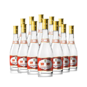 京东百亿补贴：汾酒 杏花村酒 清香型白酒 53度 黄盖玻汾475ml*12瓶 整箱装