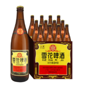 需首购礼金：Snowbeer 雪花啤酒 沈阳老雪 经典醇厚型口味 640ml*12瓶