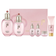 后（The history of Whoo）后套装拱辰享水妍津率享雪玉凝天气丹水乳霜秘贴套盒女护肤品礼盒 后水妍水乳6件专柜礼盒套装